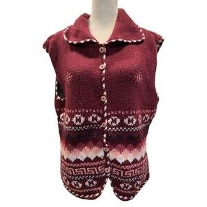 Go Fish Clothing sweater vest size XL
